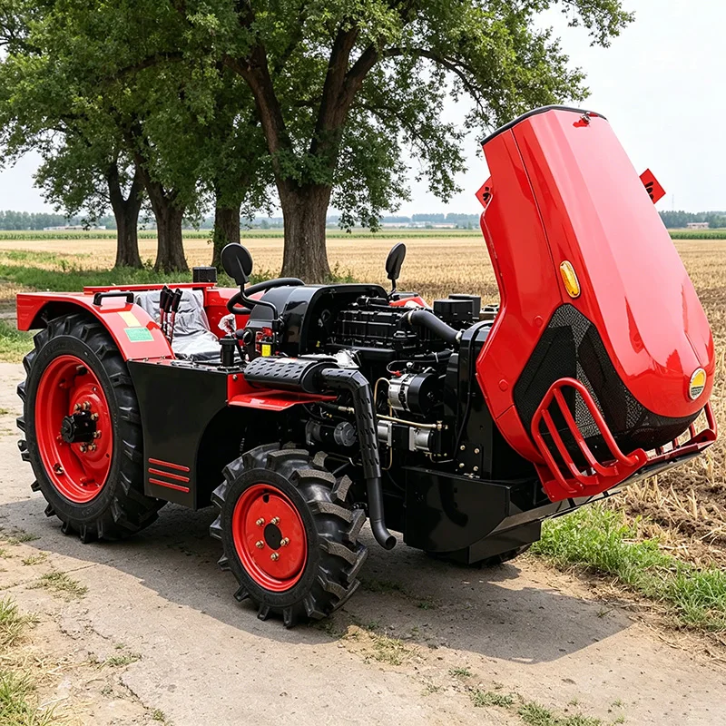 

Модернизированная версия четырехколесного роторного культиватора, колесного плуга и самоходной плужной машины с возможностью индивидуальной настройки