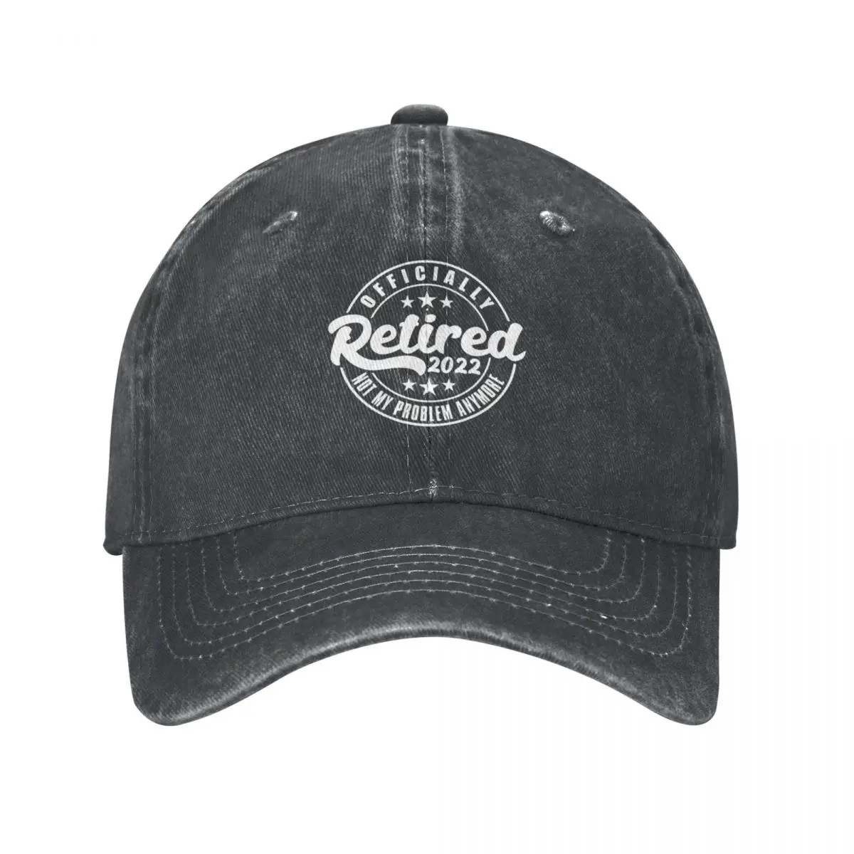 Retired 2022 Not my Problem Cowboy Hat Snapback Cap Military Cap Man Hip Hop Hat Baseball Cap Women's Men's