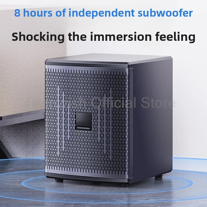 5.1 نظام الصوت للمسرح المنزلي HiFi 100 واط 8 بوصة قوة الصوت بار مضخم الصوت مكبرات الصوت التلفزيون الكمبيوتر المنزل مجموعة HDMI الألياف محوري صدى الجدار