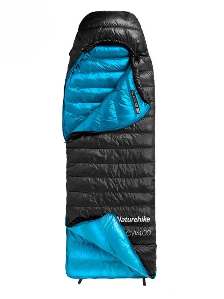 Naturehike Upgrade CWZ-400/550FP CW-400/750FP  Envelope Type White Goose Down sleeping bag Winter Warm Sleeping Bags