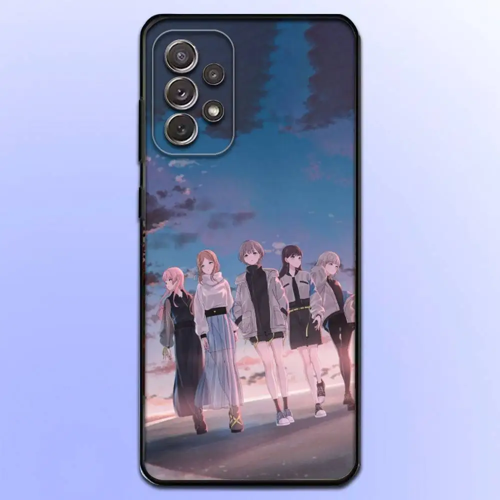 حافظة هاتف BanG Dream M-Mygo لهاتف سامسونج S25، S24، S21، S22، S23، S30، Ultra، S20، Plus، Fe، Lite، Note، 10,9,5G غطاء أسود