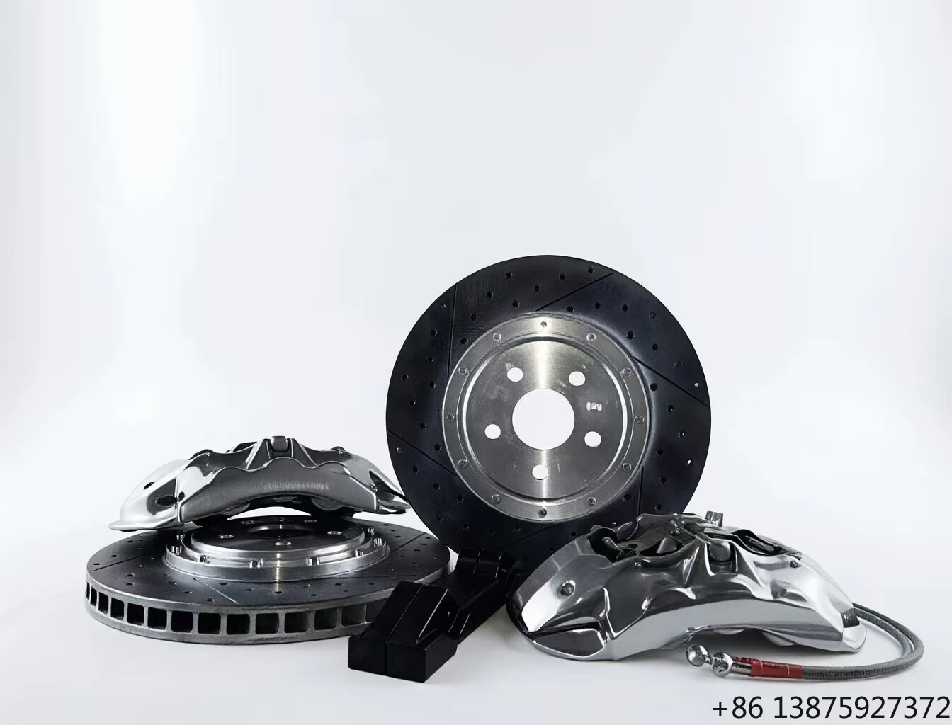 6 Pistons Remanufactured Front Brake Calipers with Customized Logo for Quattroporte-Retrofit/Upgrade