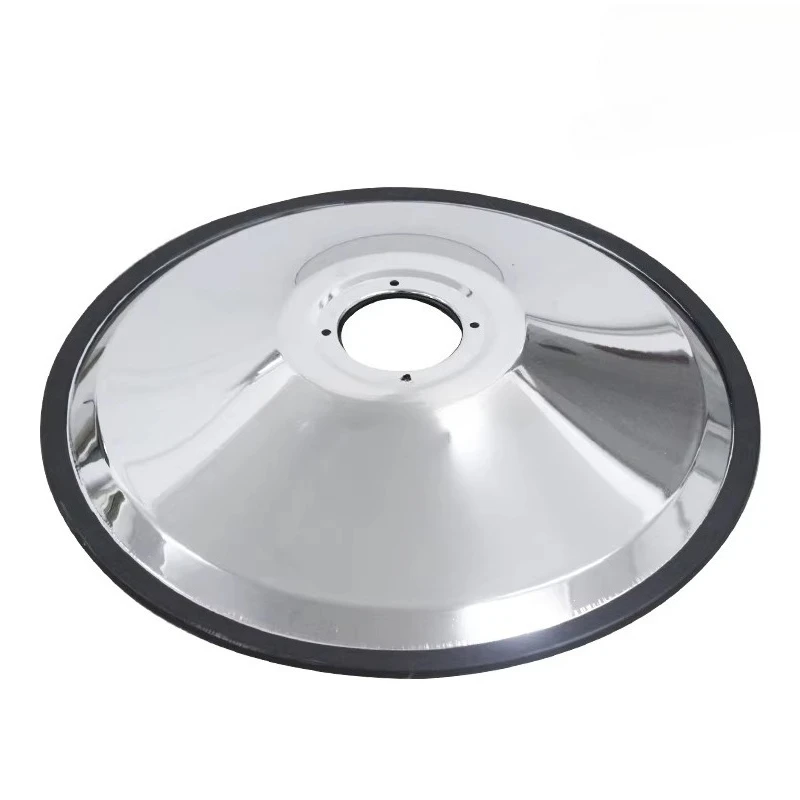 Market's best-selling heavy-duty chrome round base, barber chair base