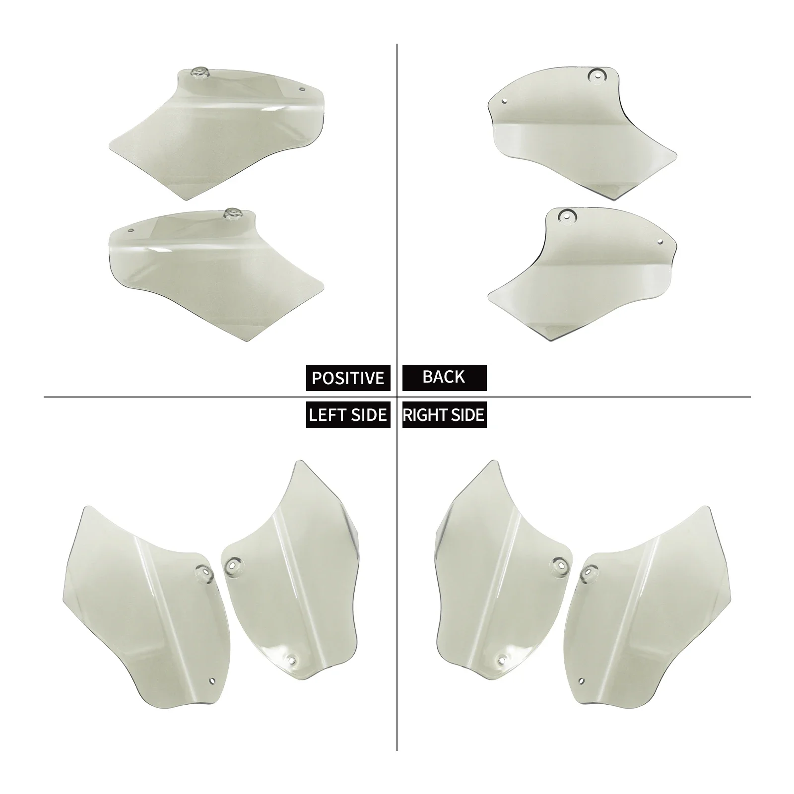 Motorcycle Reflective Air Deflector Saddle Heat Shield ABS For Harley Softail Fat Boy Slim FLS FXCW FLSTF FXS 2000-2017