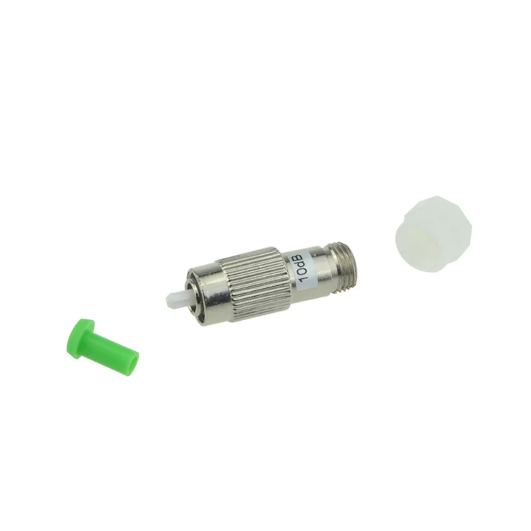 High Quality FC APC 10dBm Female to male Fiber Optic Adapter FTTH Fiber optical Attenuator/coupler