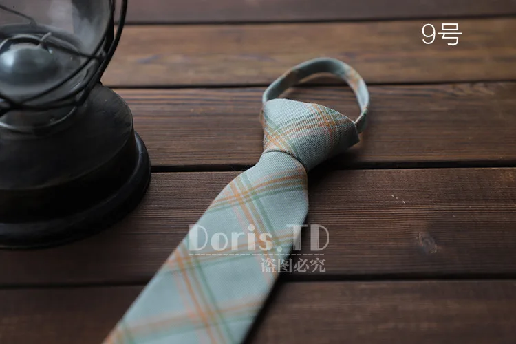 Neue Streifen Plaid Print 6CM Krawatte für Gentleman Hochzeit Party Krawatten Zubehör Elastische Neue Mode Männlichen Zipper Krawatte – Detail 11