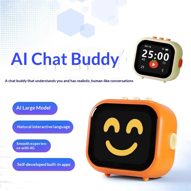 

Интеллектуальный робот-компаньон 4G AI с голосовым чатом и диалогом, электронная игрушка-подарок для детей и взрослых