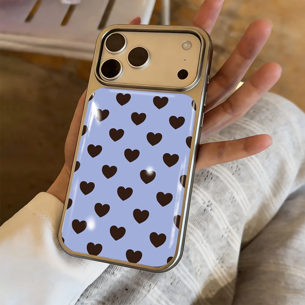 Minimalistisches Love-Design Drop-Glue-Hülle für iPhone 15 17 13 Pro Max Phone 11 12 ProMax 14 15 16 Plus Hüllen Stoßfeste Luxus-Funda – Detail 15