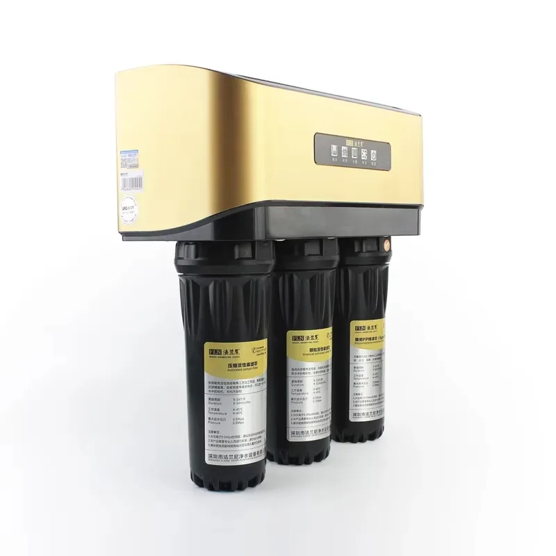 20255-Stage Filtration RO Water Purifier Plant 75G Home Purification System For Households And Hotels Electric Power Source