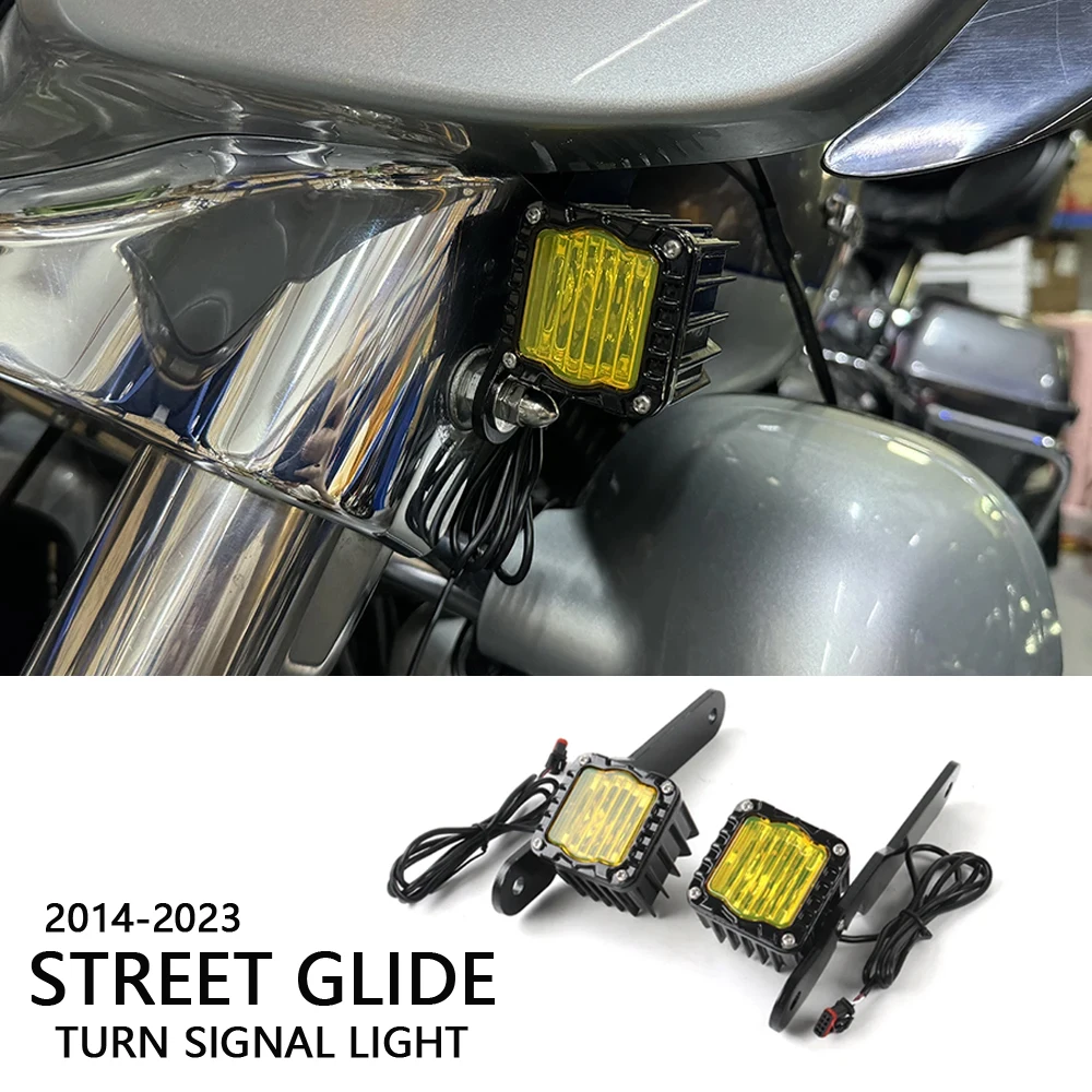 

For Harley Touring Electra Street Glide ST Special Motorcycle LED Turn Signal Light Kit Running Light Accessories 2014-2023
