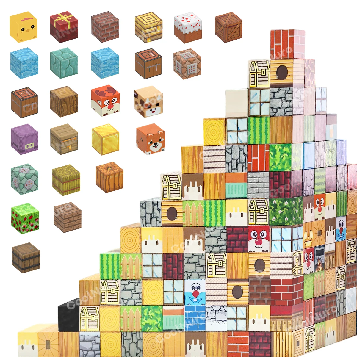 Magnetic Building Blocks Constructing，Youngsters's Educational Magnetic Building Block Toy Set，Excellent Birthday Gift for kids