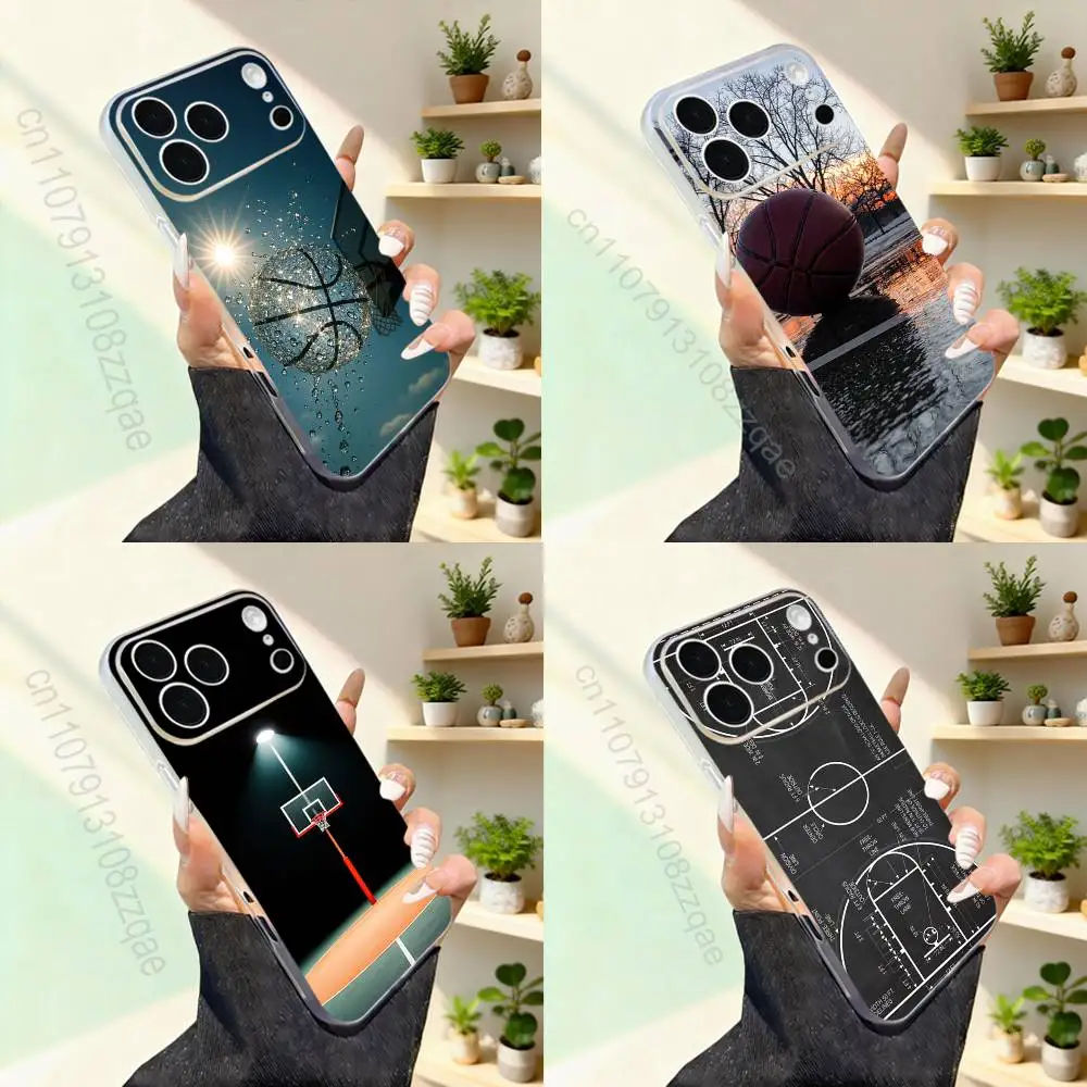 

Basketball Court Basketball Phone Case For iPhone 17,16,15,14,13,12,11,Pro,Max,Plus,Mini,SE4,E Magnetic For Magsafe Wireless