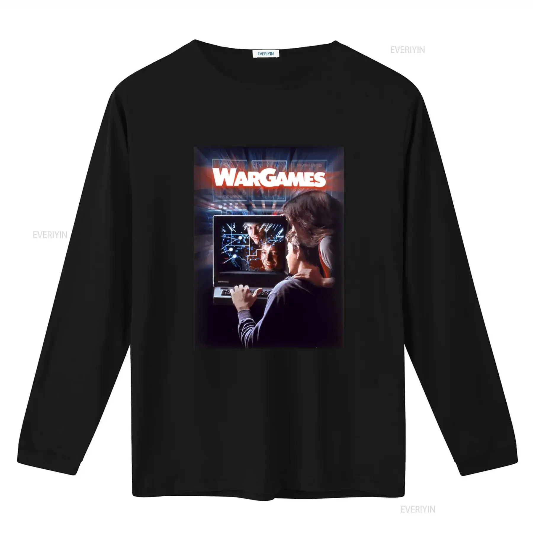 Retro Style WarGames Movie Poster T Shirt for Men and Women vintage Washed Breathable Stretched graphic Top For Everyday Wear