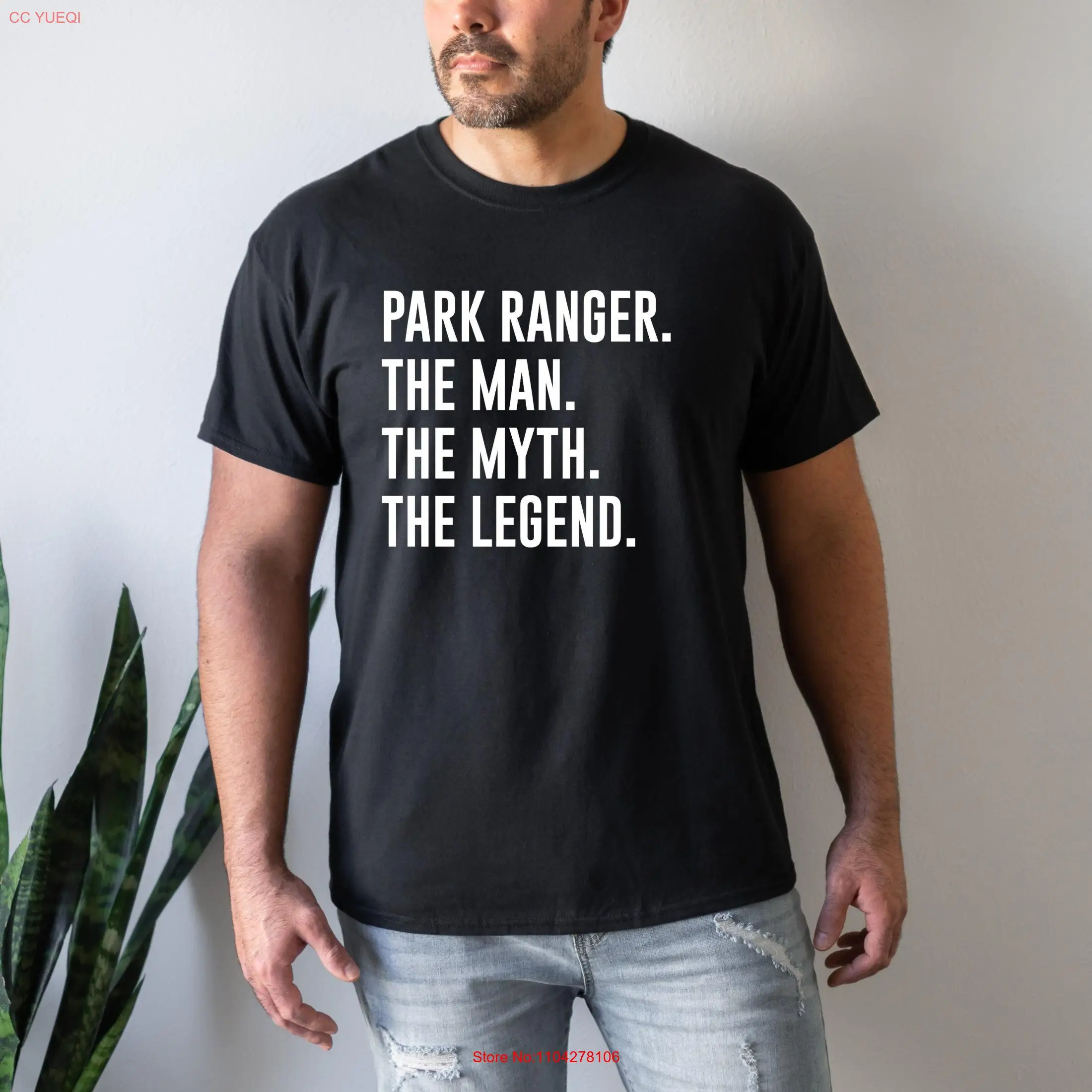 Park Ranger T Shirt Funny National for Him Man Conservation Officer long or short sleeves