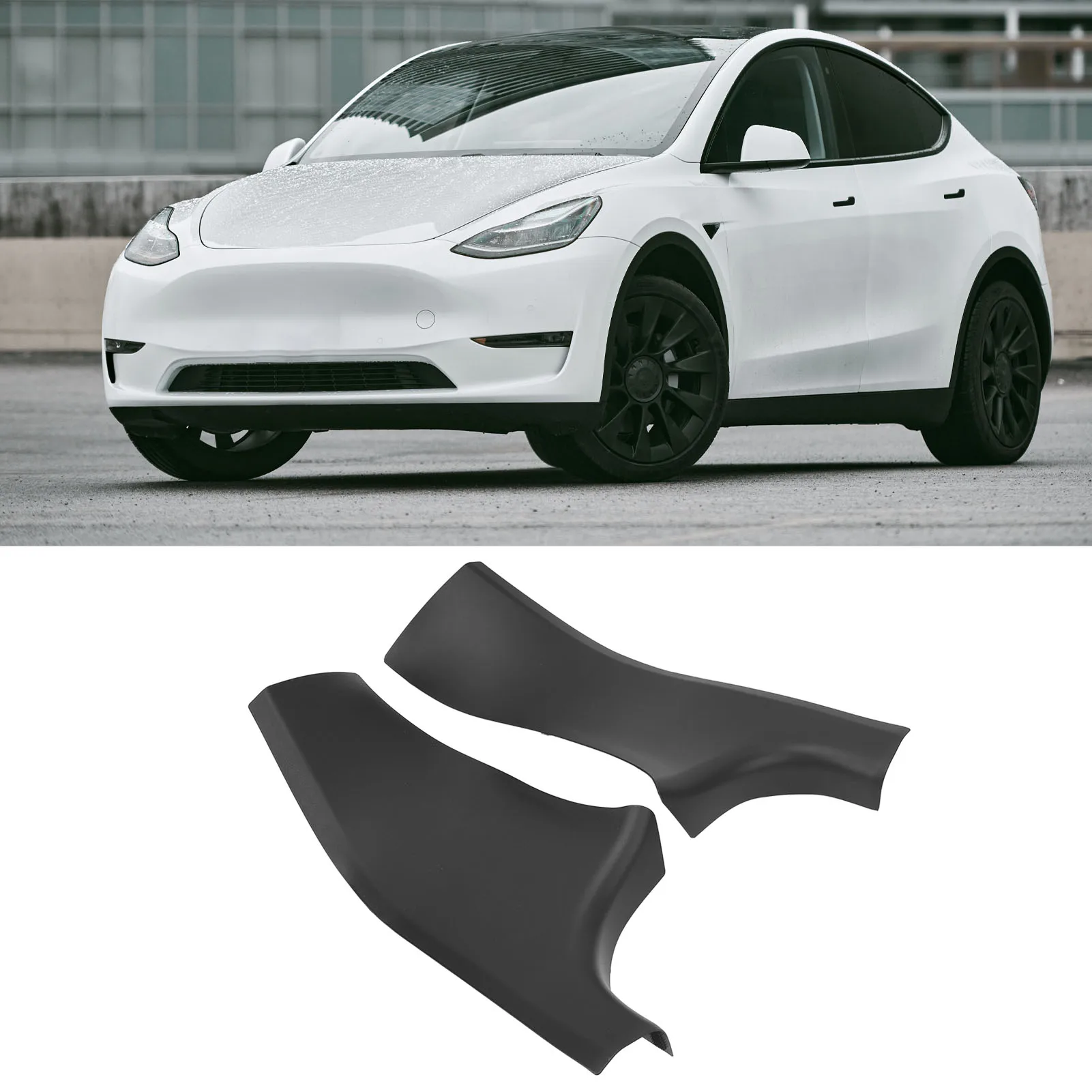 

Rear Door Entry Guard 2Pcs Rear Door Sill Guards Black Stylish Strong Protection Rugged Door Sill Scuff Plate Guard Replacement