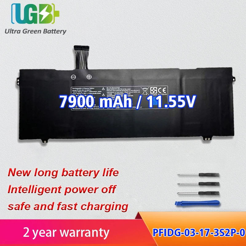 

UGB New PFIDG-03-17-3S2P-0 PFIDG-00-13-3S2P-0 Battery For Getac Rugged Tablet PC 11.55V 7900mAh