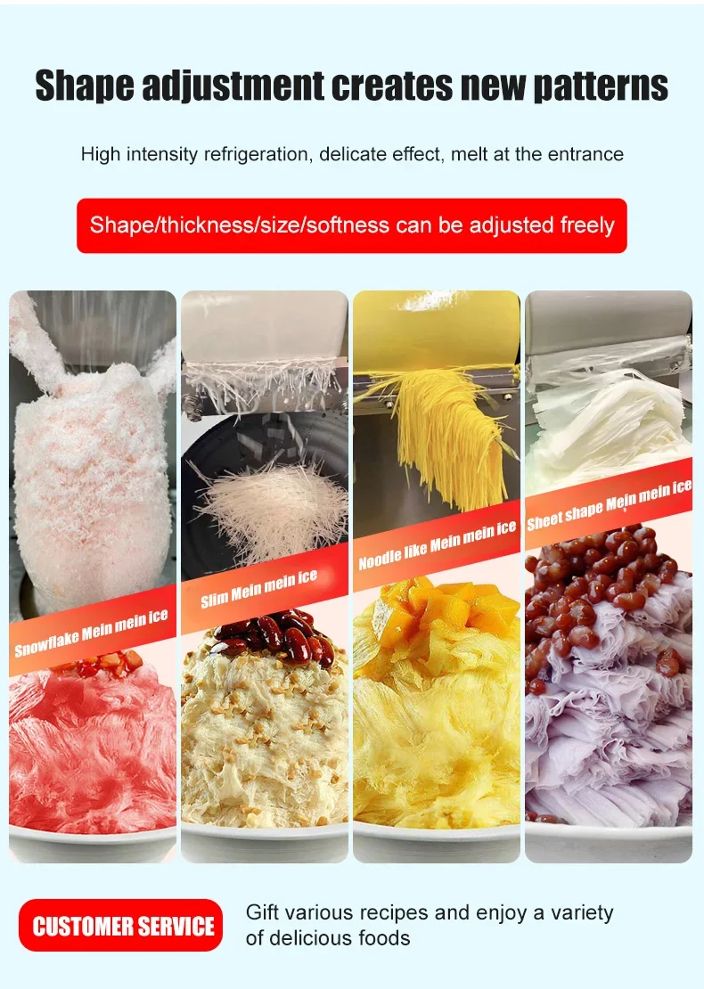 korean bingsoo snowflake ice machine shaved snow maker cream kakigori mesin es shaver 110V 220V air cooling