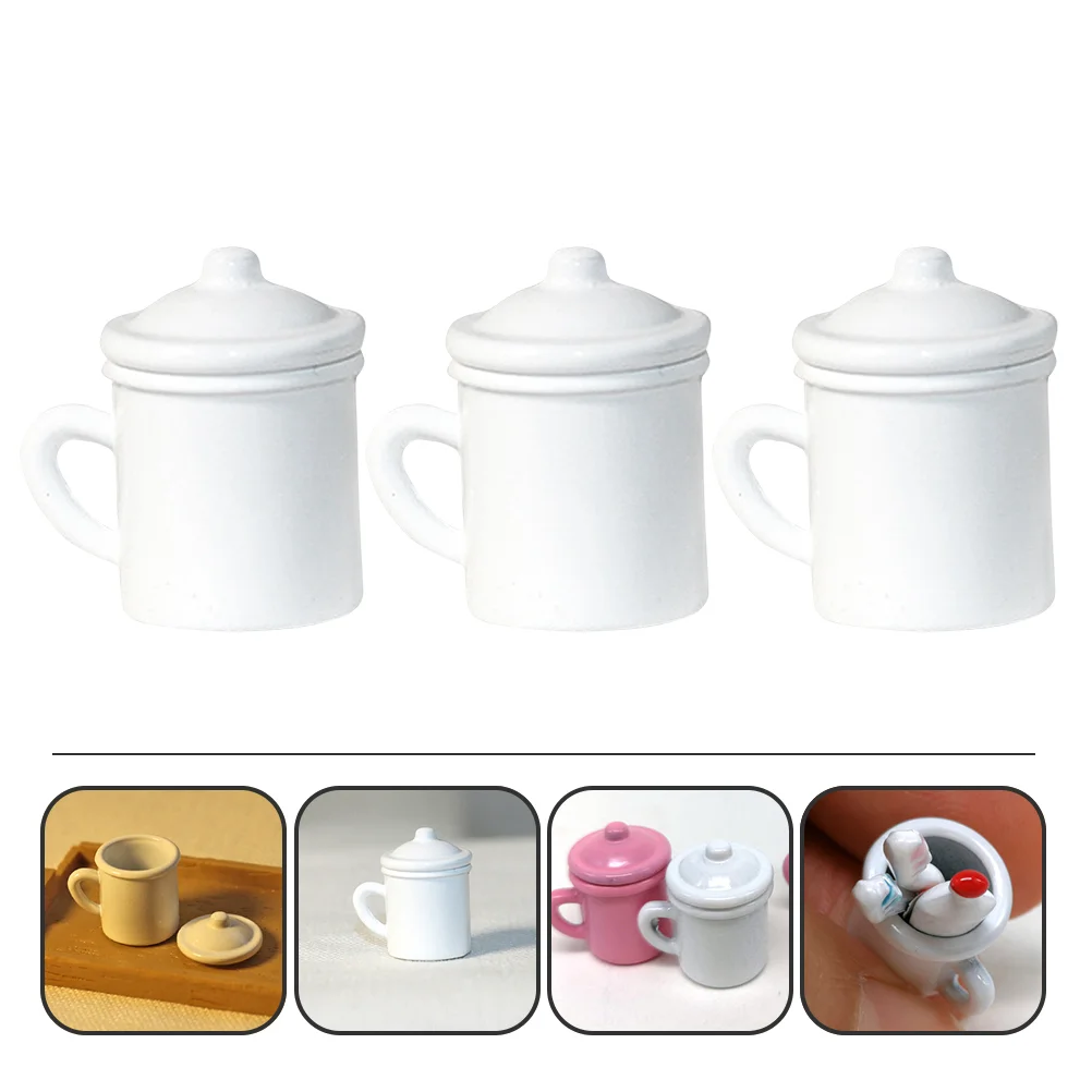 

Mouthwash Toy Kids Gift Miniature House Milk Cups Tiny Decor Mugs Children’s Toys