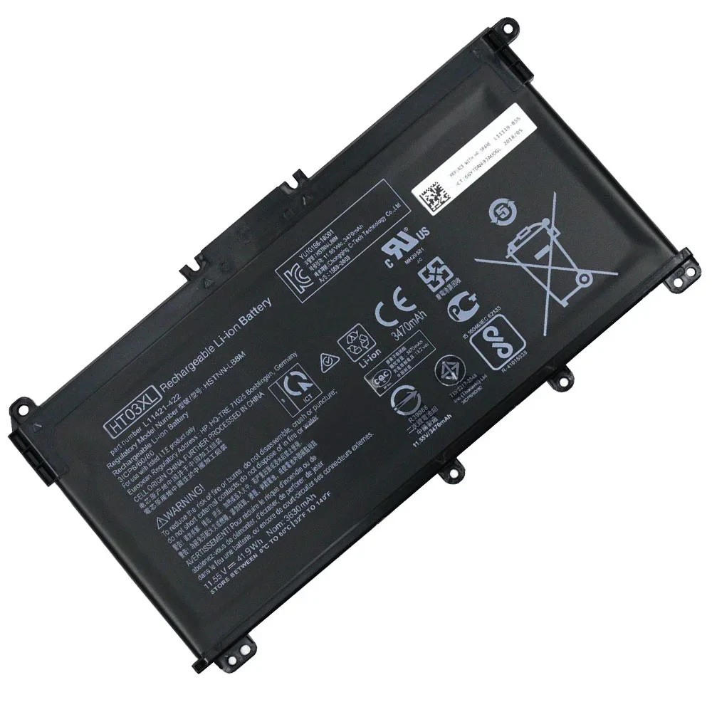 11.55V 41.9Wh New Original HT03XL Laptop Battery for HP Pavilion 15-CD HSTNN-LB7 LB7X TF03XL HT03