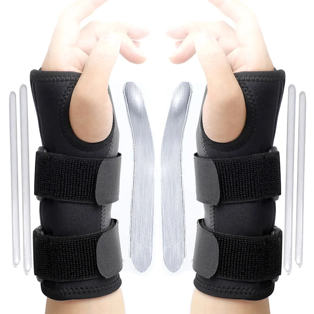1pc Wrist Brace for Carpal Tunnel Relief Night Support , Maximum Support with 3 Stays Women Men Adjustable Splint Hand