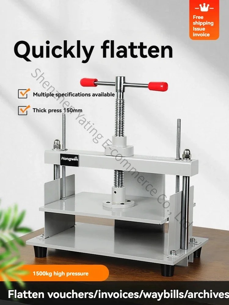 2026　Flattening Machine A5 Financial Voucher Bill Manual Paper Pressing Book Album Sorting Machine Paper Flattening Machine