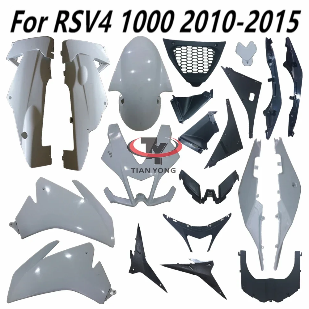 Unlackierte Verkleidungskomponenten Karosserie Spritzguss-Verkleidung aus Kunststoff für Aprilia RSV4 1000 2010 2011 2012 2013 2014 2015
