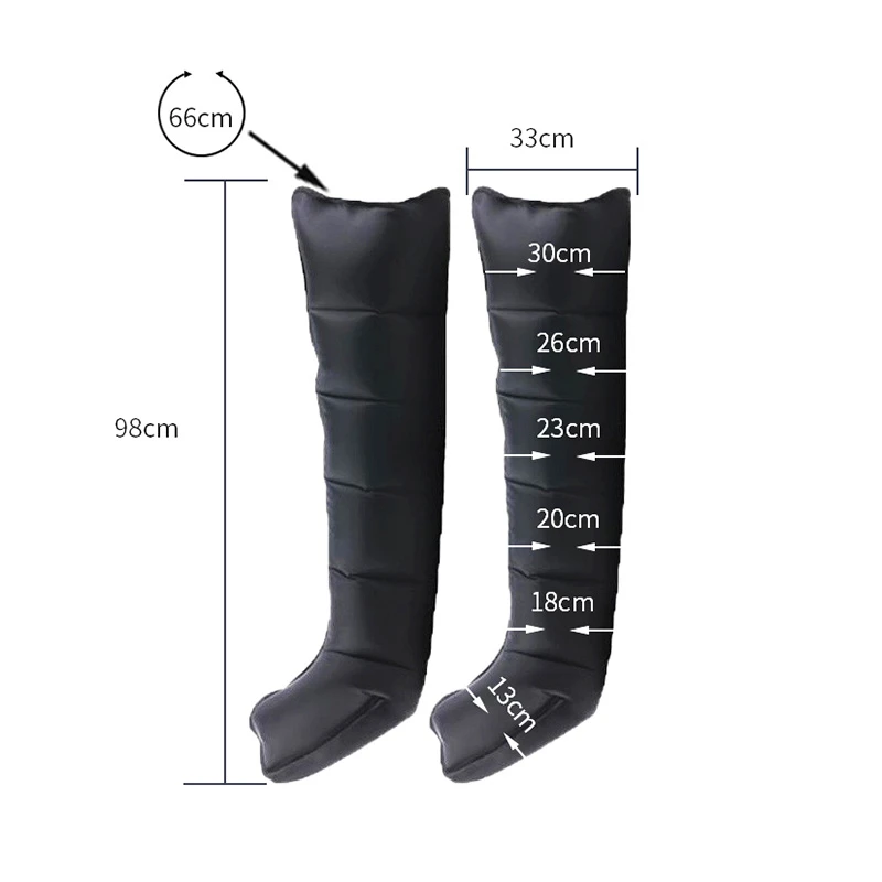 Normal Size Air Compression Leg Massage Pressotheray Recovery Boot Accessory without Main Machine Pump