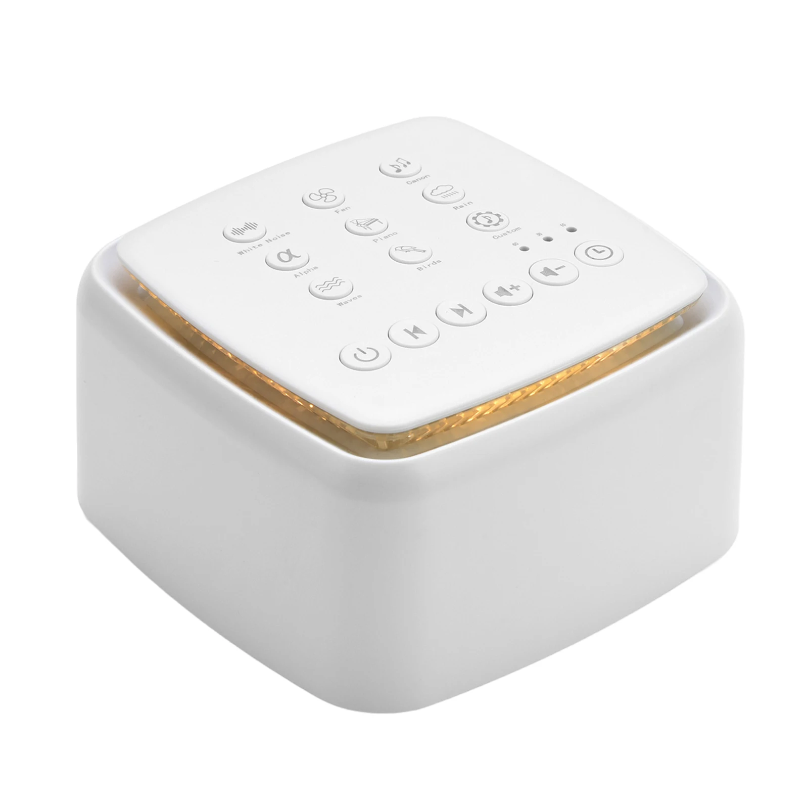 Rechargeable White Noise Machine For Sleeping Sound Machine For Baby Adults 30 Soothing Sounds Warm Light
