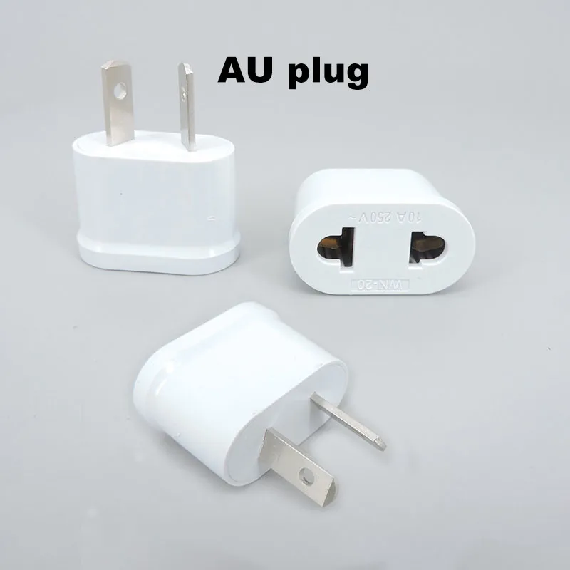 10 pçs ac 220v ue/eua para au plug adaptador de tomada de viagem tomada de energia conversor ac elétrico austrália nova zelândia carregador soquete