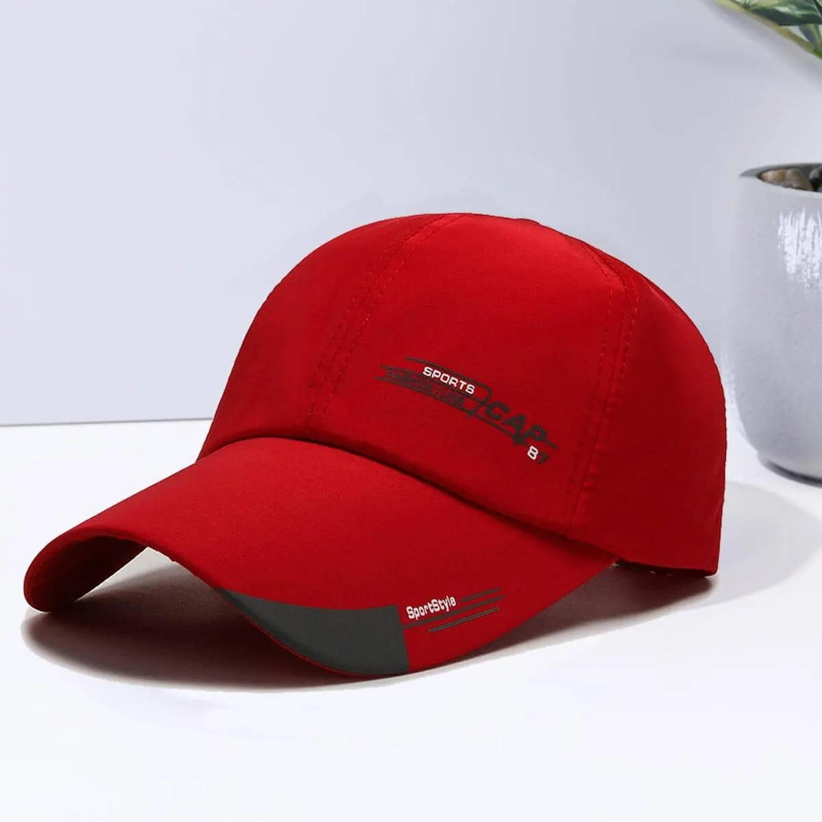 Summer Outdoor Sports Cap Quick Drying Mens Hat Fashion Line Baseball Cap Long Visor Brim Shade Snapback For Sun Hat Bone Gorras