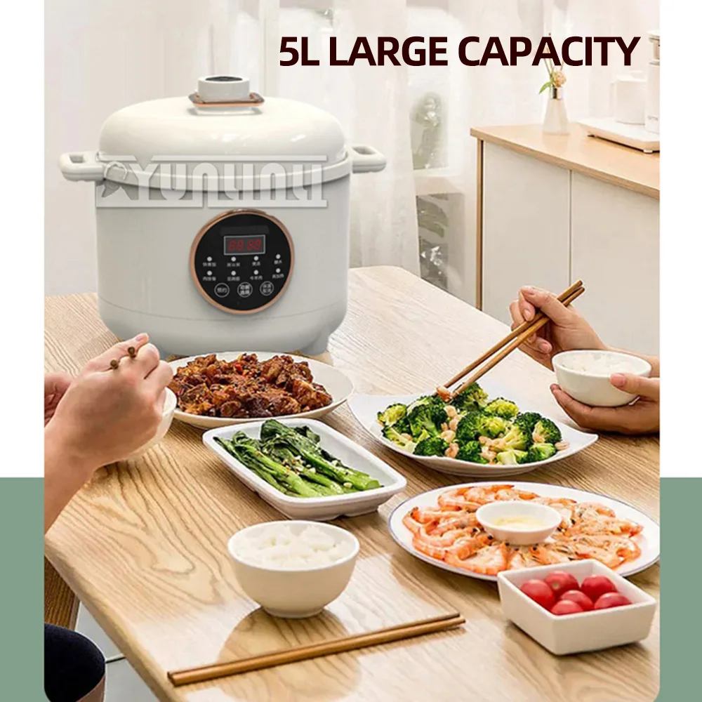 5L inteligentny szybkowar multicooker gospodarstwa domowego Electrodomesticos Para La Cocina szybkowary elektryczne szybkowar autokuiseur Riz