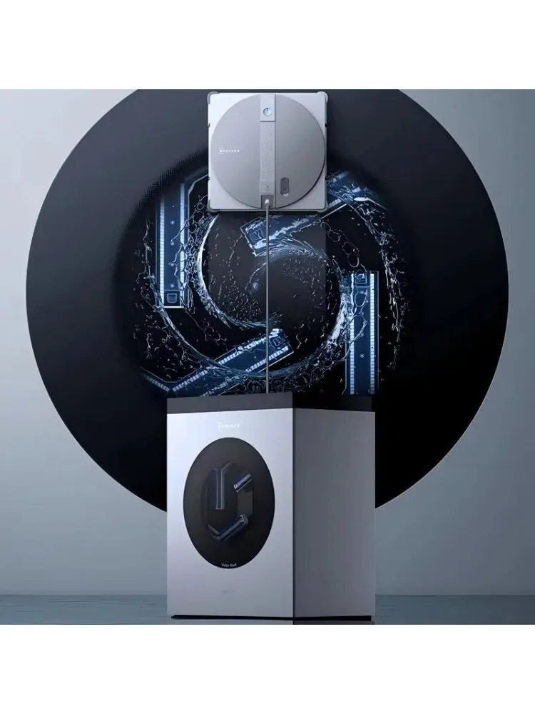 Nieuwe ECOVACS WINBOT W3 Automatische glazenwasser, watersproeier, nat afveegdoekje, reinigingsdoekje voor huishoudelijke basisstations - afbeelding 2