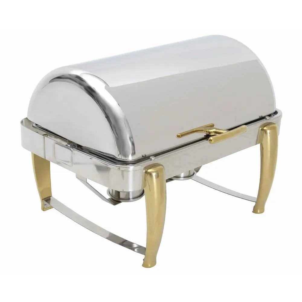 9 1/2 Qt Roll Top Chafer - 24 4/5