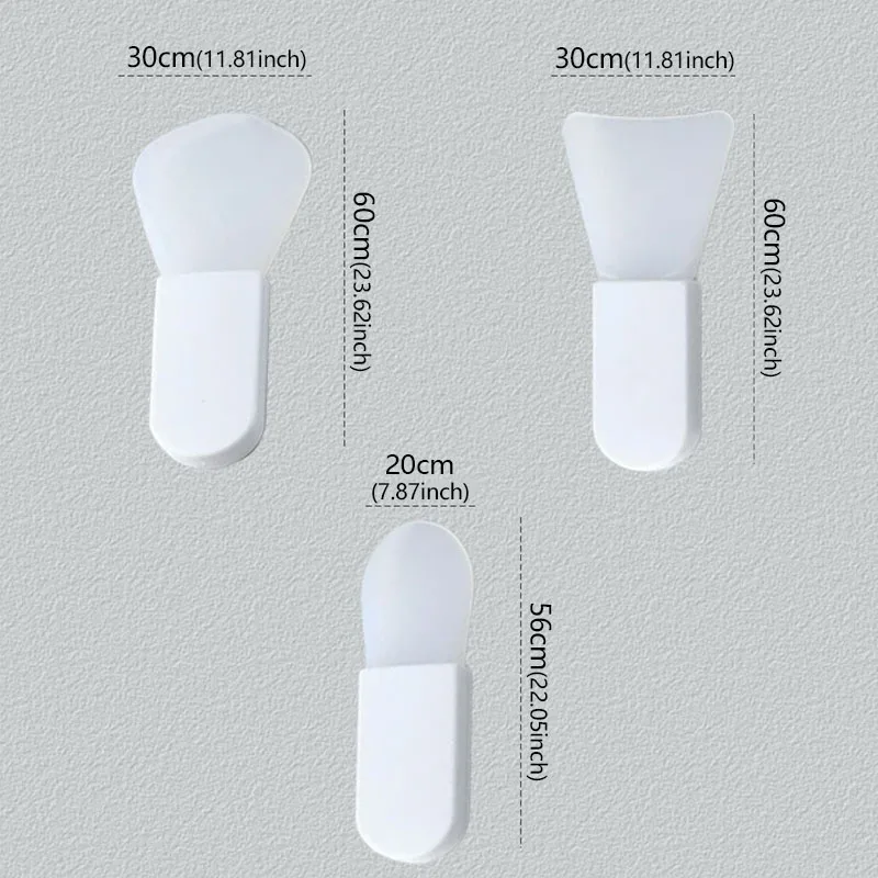 3 pçs máscara aplicador escova de silicone macio, mini maquiagem conjunto de beleza facial, escovas de limpeza viagem portátil ferramentas de cuidados com a pele