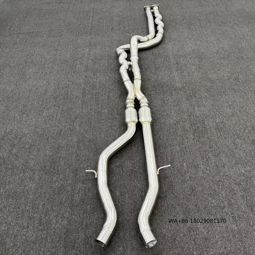 

2014-2019 M3 F80 3.0T M4 F82 High Performance Exhaust Pipes Stainless Steel Mid Pipe Equal Length Performance Muffler