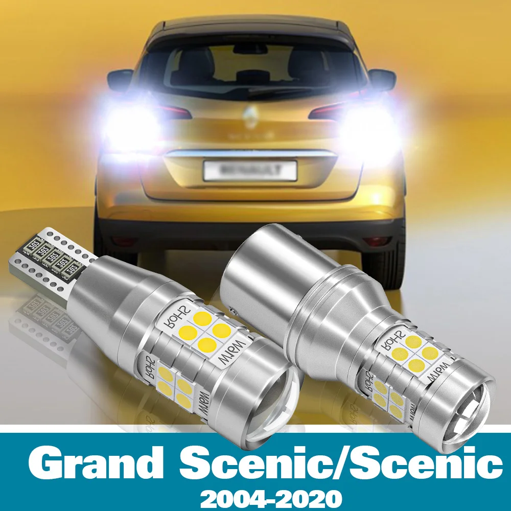 

2pcs LED Reverse Light For Renault Scenic Grand Scenic 2 3 4 Accessories 2003-2020 2014 2015 2016 2017 2018 Backup Back up Lamp