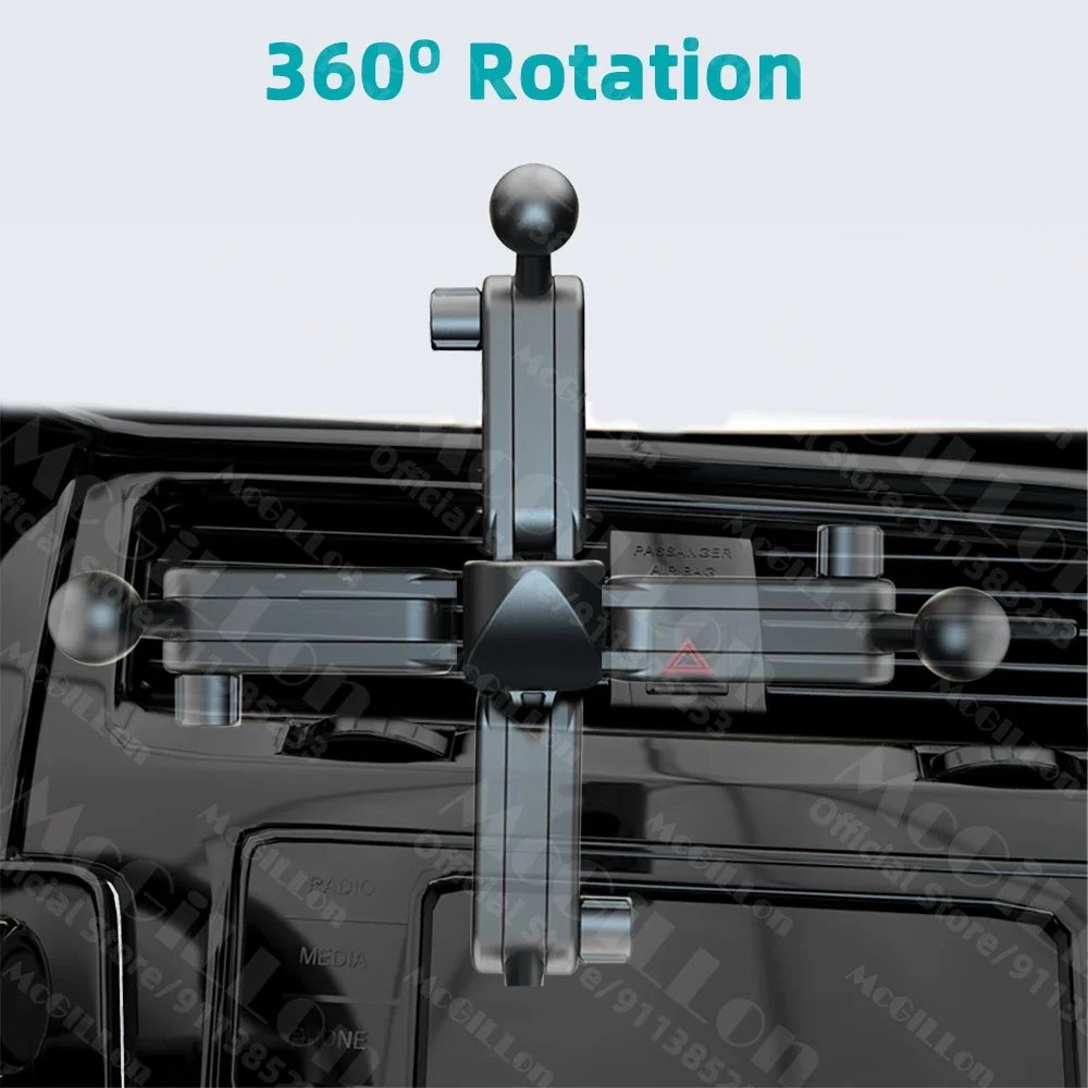 Auto-Handyhalterung Verlängerungsstange Lüftungsöffnung Display-Adapter Verlängerungsarm Modifikationszubehör 17mm Universal-Kugelkopf – Detail 3