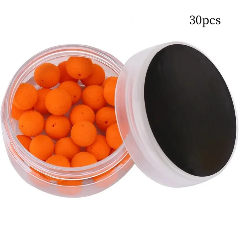30 unidades de 12 mm de pellets blandos de espuma aromatizados para pesca de carpa, boilies/bolas flotantes, cebo artificial para carpa