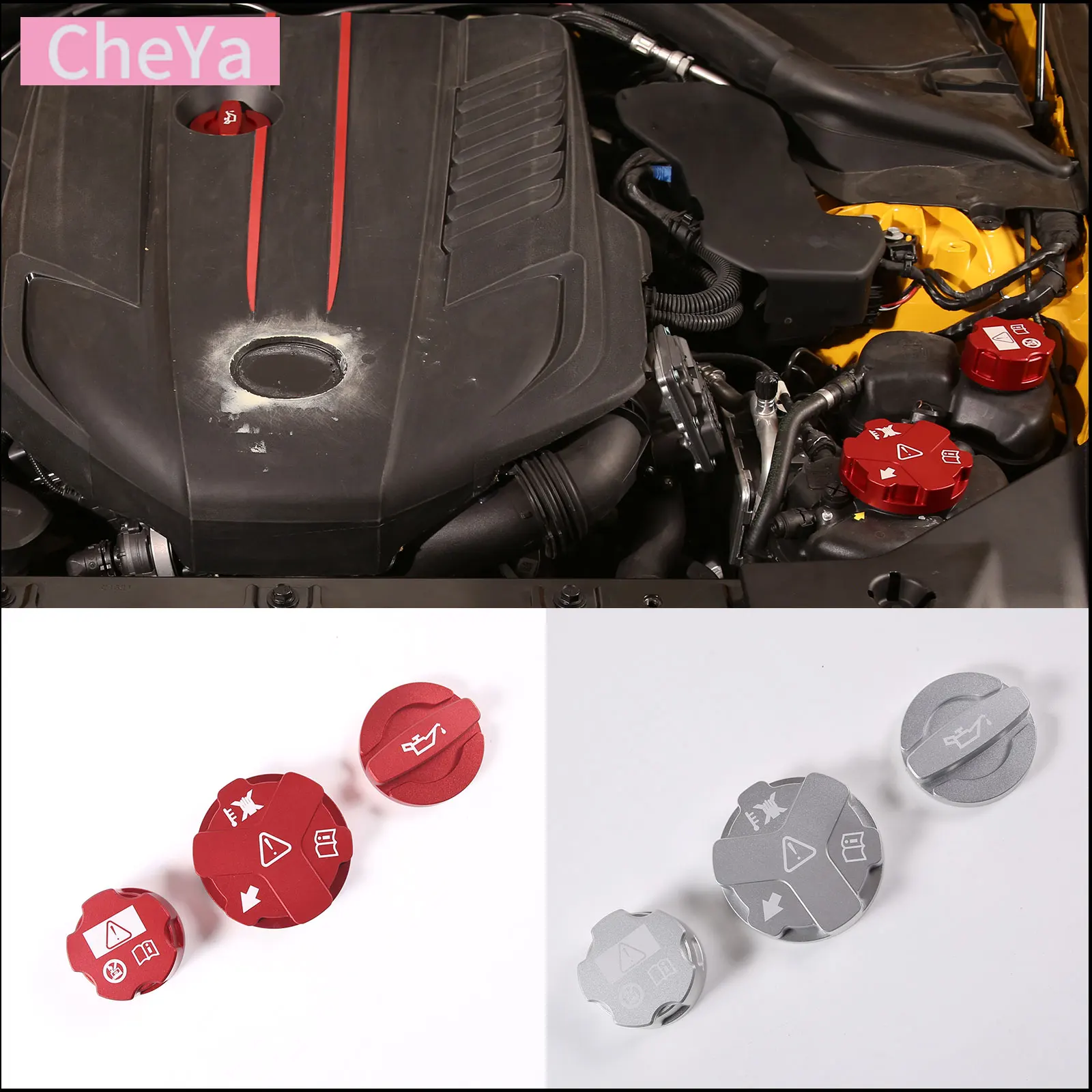 Windshield Wiper Washer Fluid Reservoir Cover Water Tank Bottle Lid Cap For Toyota GR Supra A90 MK5 2019-2022 Car Accessories