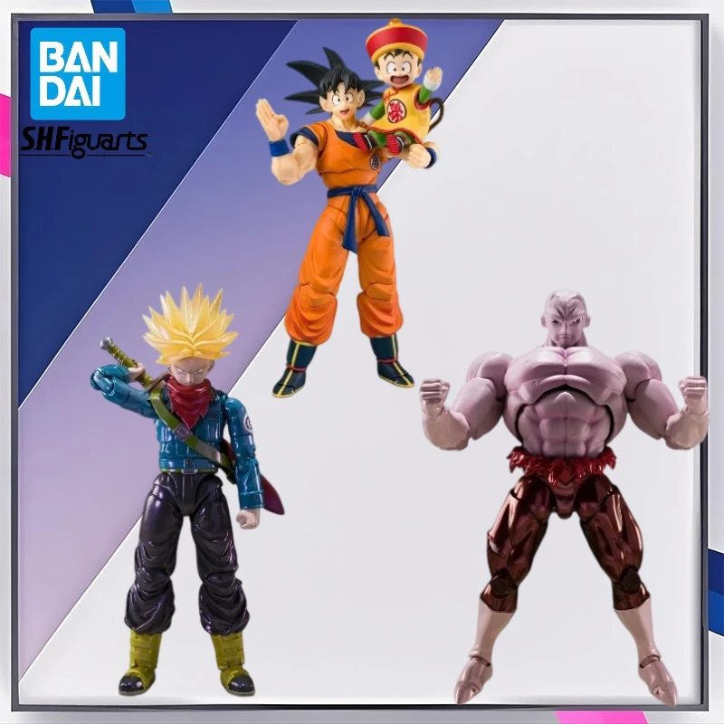 100% الأصلي بانداي لعبة دراغون بول Sh Figuarts Son Goku Son Gohan Kid Jire Trunks Shf 2024 SDCC طبعة حصرية شخصيات الحركة