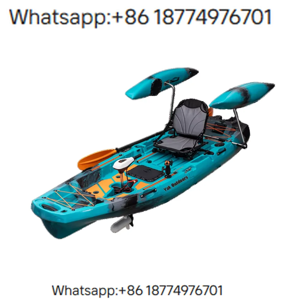3 Modular Polyethylene PVC Ka 2-Person Waterproof Paddle Drive for Fishing Top Rowing Water Sports Surfing Drifting