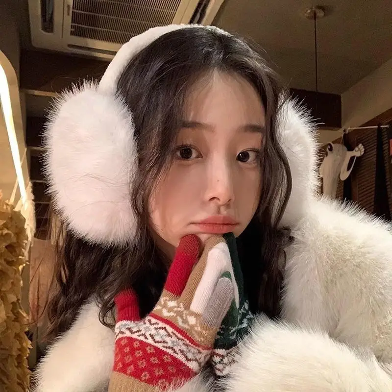 موضة لينة فو الفراء الأذن دفئا الشتاء غطاء للأذنين للنساء الرجال بلون إيرفلاب في الهواء الطلق الباردة حماية الأذن يفشل غطاء للأذن