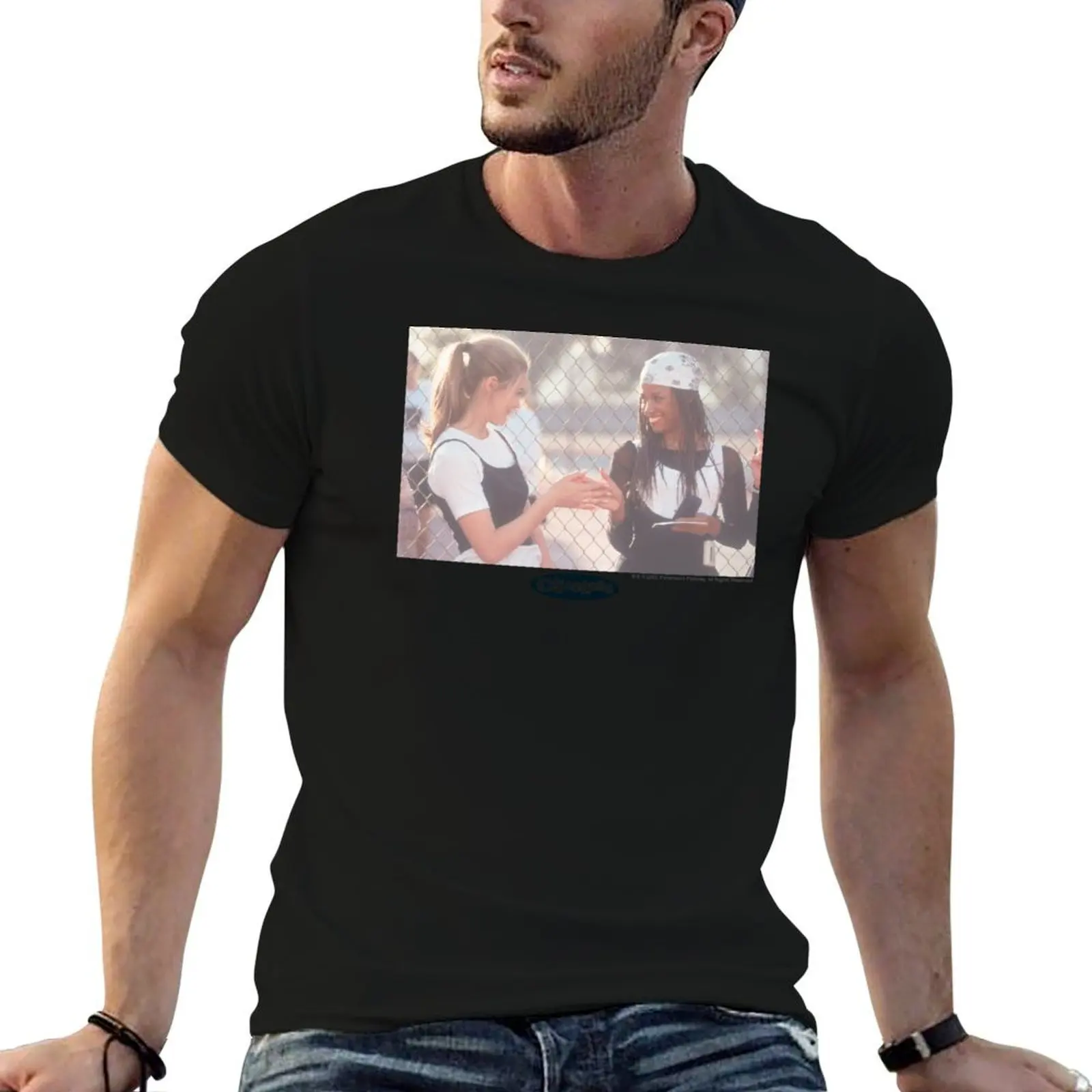 Clueless Cher & Dionne Movie Frame Photo T-Shirt Luxury man graphic shirts sweat shirts, men