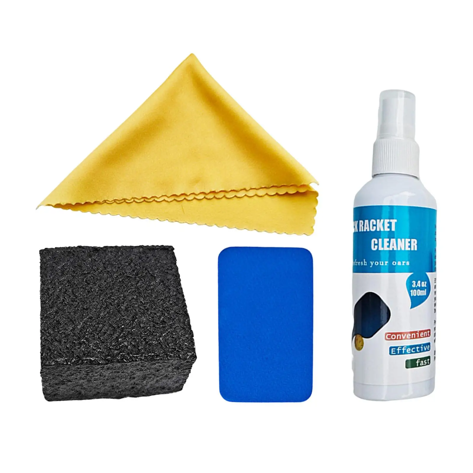 

Pickleball Paddle Maintenance Spray Kit with Block Sponge Eraser for Crbn Pickleball Paddles and Paddle Accessories Restoration