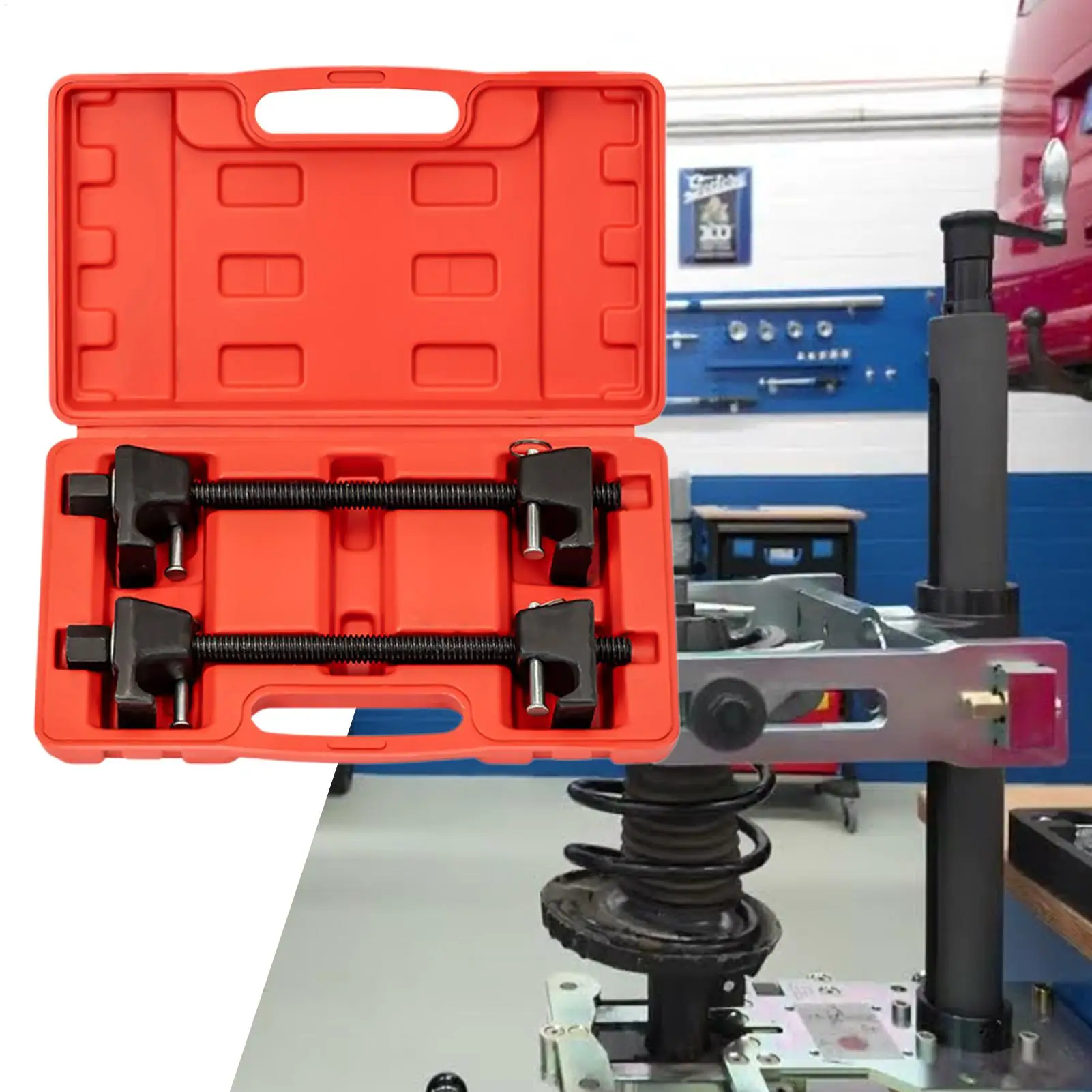 Coil Spring Compressor Tool 2 Pieces Universal Heavy Duty Car Repair Supplies Shock Spring Compressor Tool For Car Repair Auto