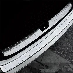 WELKINRY For Hyundai Sonata LF 7th Generation 2014-2019 Car Tail Rear Box Gate Trunk Boot Doorsill Threshold Scuff Pedal Trim