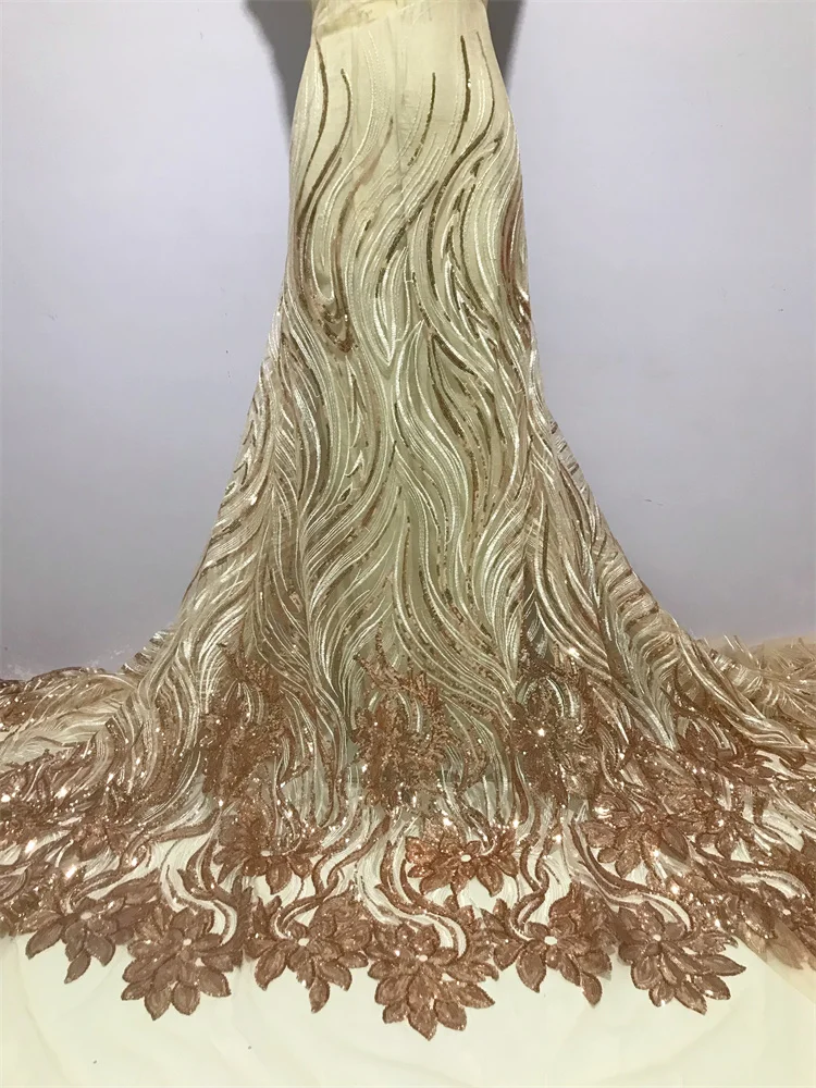 

Роскошная африканская кружевная ткань с блестками, Свадебное кружево, нигерийская ткань для свадебного платья, французская Тюлевая ткань