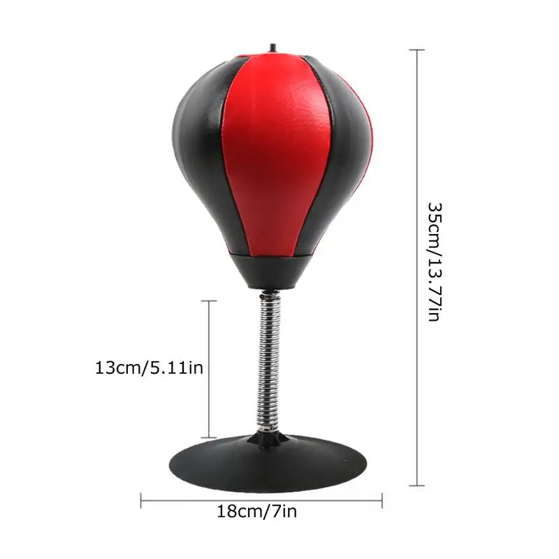 Desktop Punching Bag Boxing Ball Stress Relief Fighting Speed Reflex Training Punch Ball With Strong Suction Cups For Desk