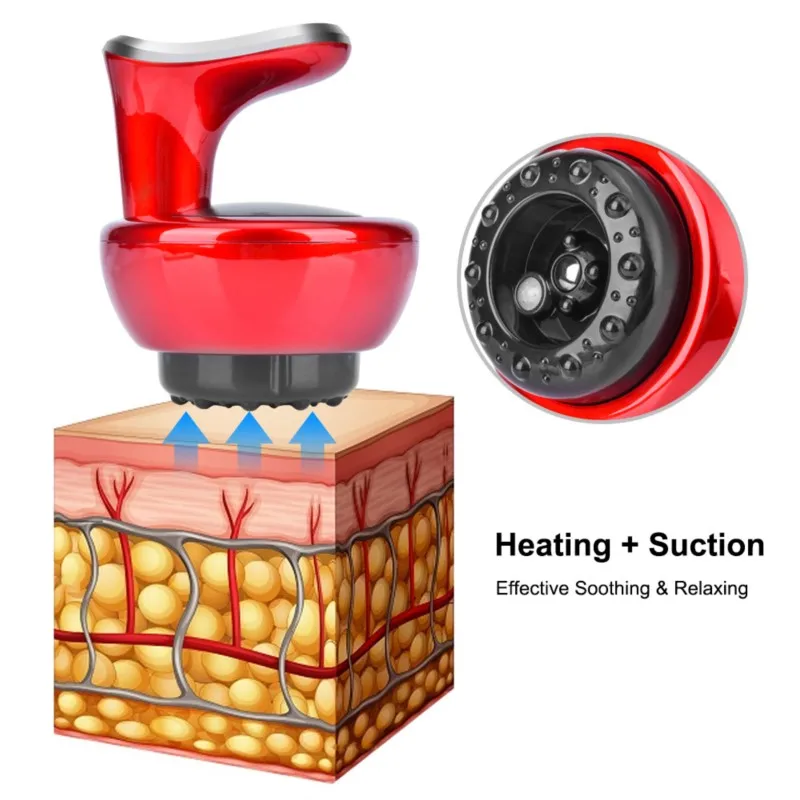 

Electric Scraping Cupping Device 6 Block Upgrade Heating Physiotherapy Massager Health Care Detoxification Wet Meridian Massage