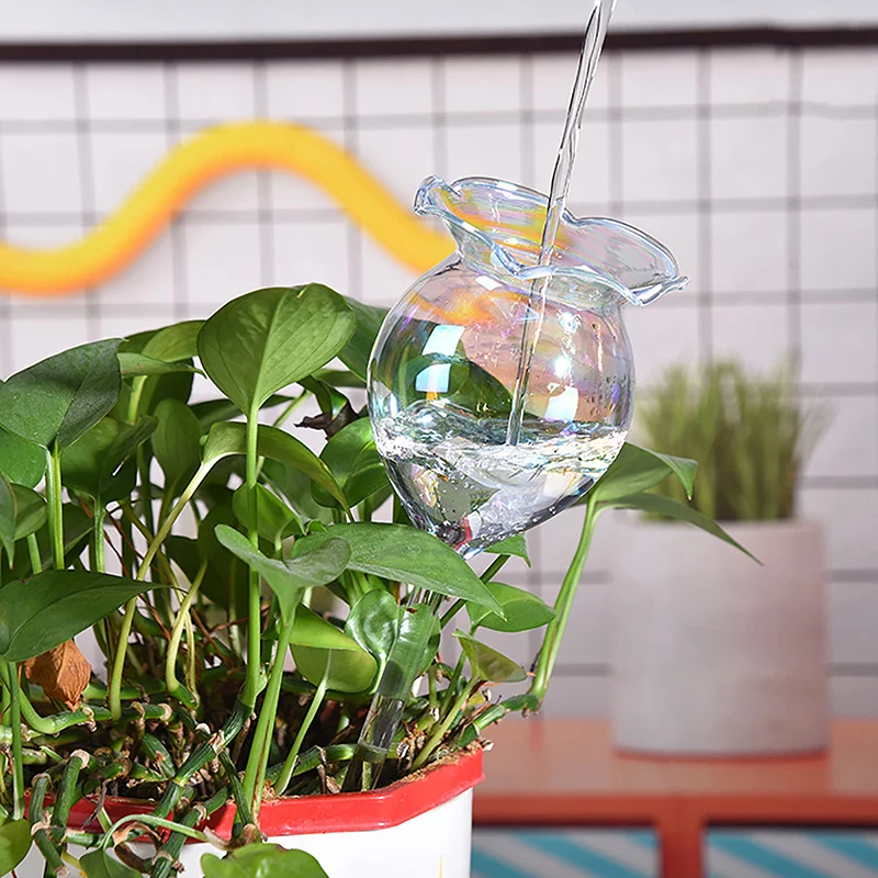 Automatic Plant Watering Bulbs Self Watering Globes Glass Muti-Shape Plant Waterer Plant Water Device Drip Irrigation System